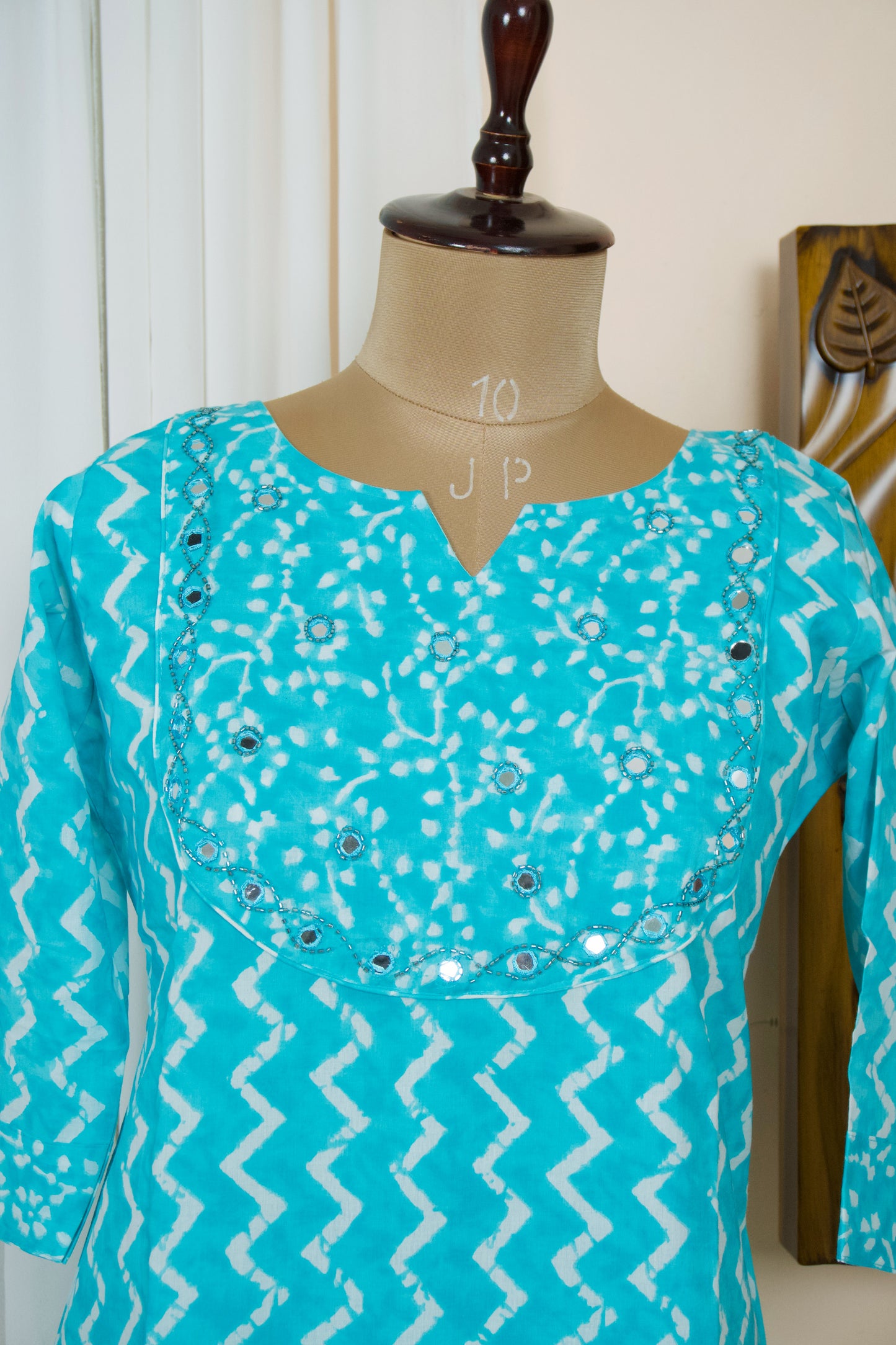 Halo sea blue kurta