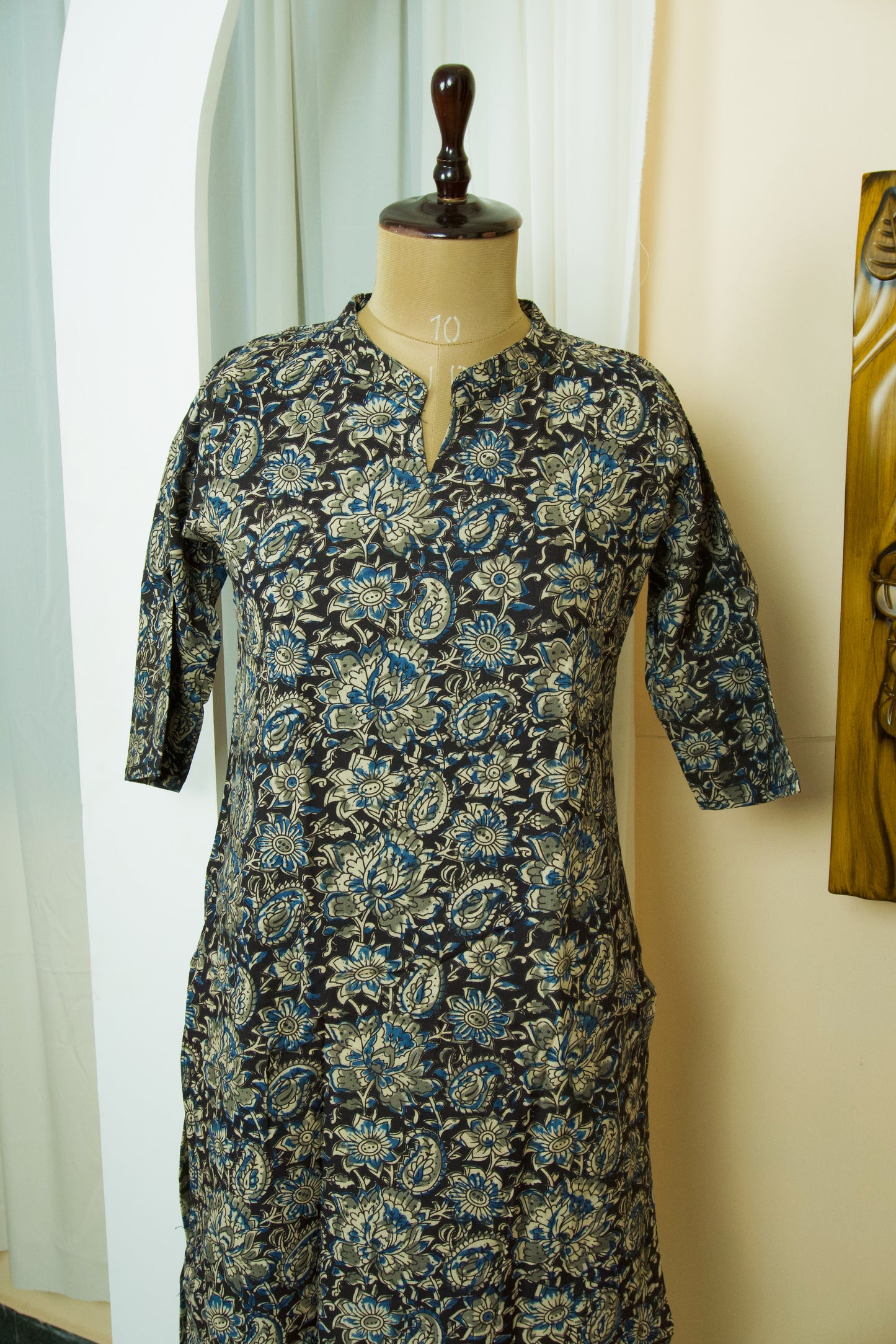 Jamini Black Kalamkari Charm