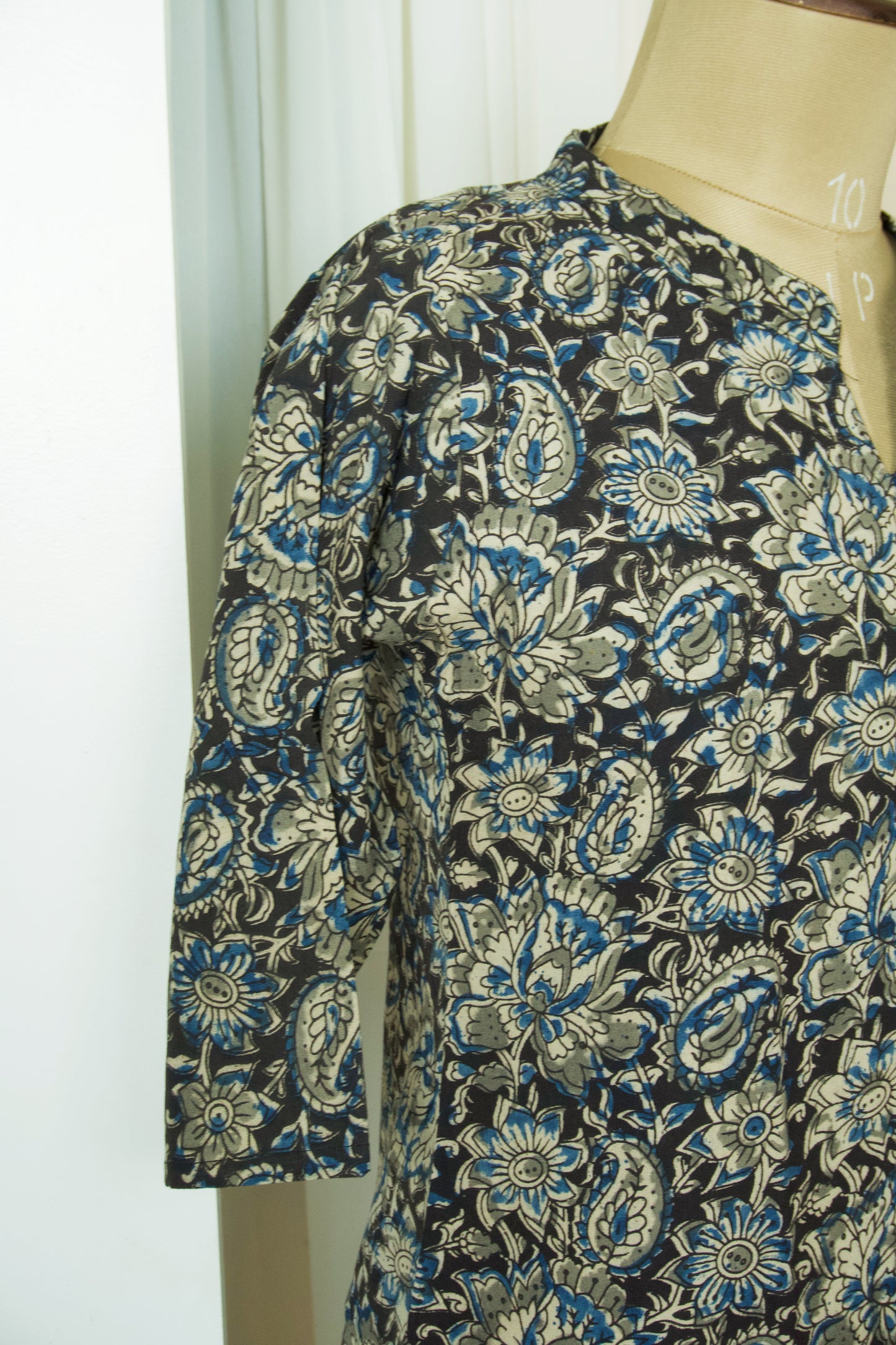 Jamini Black Kalamkari Charm