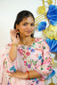 Kitty Party Chic: Floral Silk Glam Set