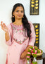 Kool in Kashmiri: Powder Pink Embroidered Trio