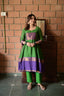 Meenakshi – Green Anarkali Long Kurti | Utsav