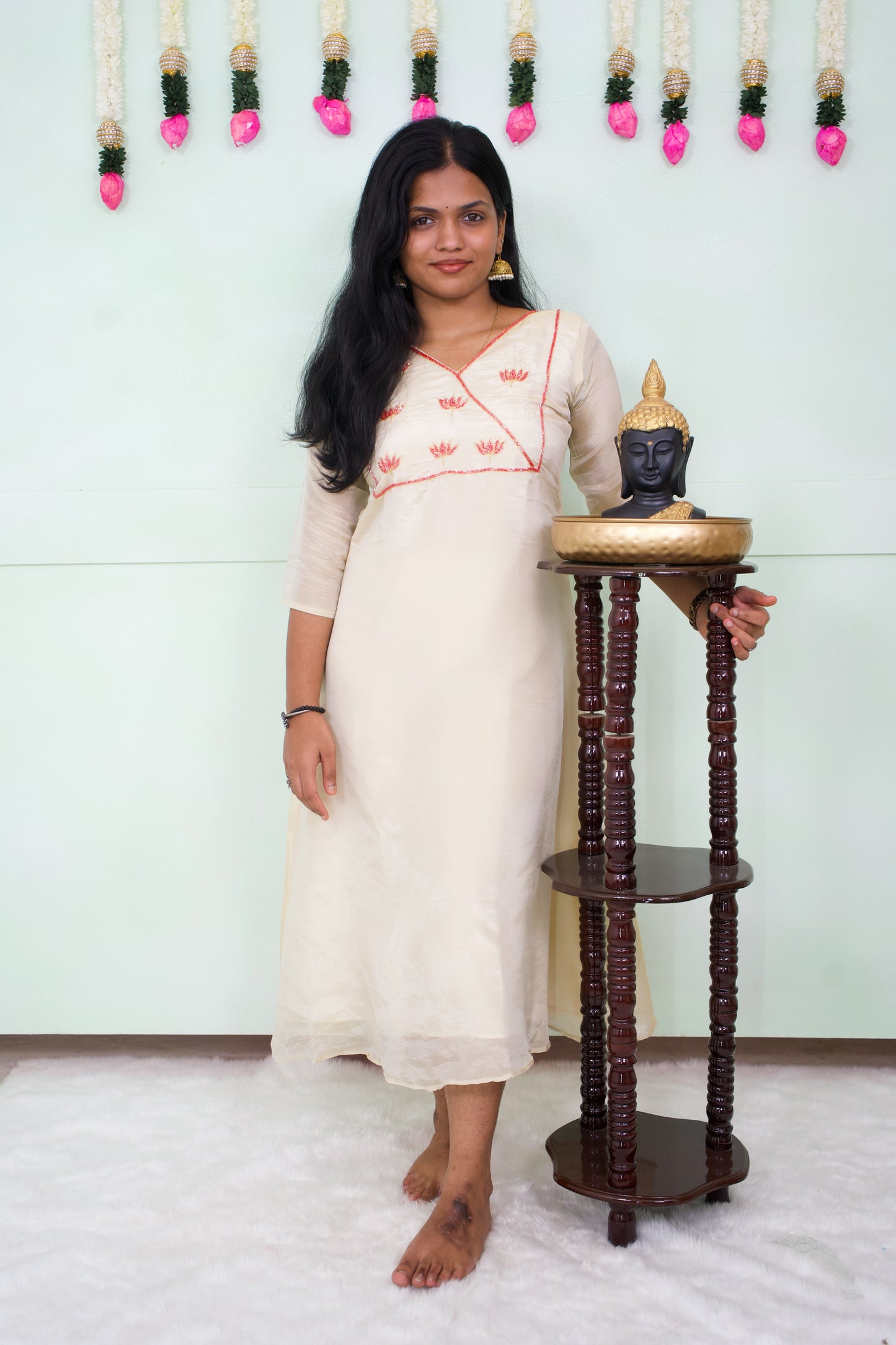 Blooming style with our Onam Spl - Lotus