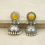 MYRA - Silver Toned BRASS Earrings