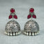 MYRA - Silver Toned BRASS Earrings