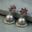 MYRA - Silver Toned BRASS Earrings