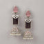 MYRA - Silver Toned BRASS Earrings