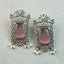 MYRA - Silver Toned BRASS Earrings