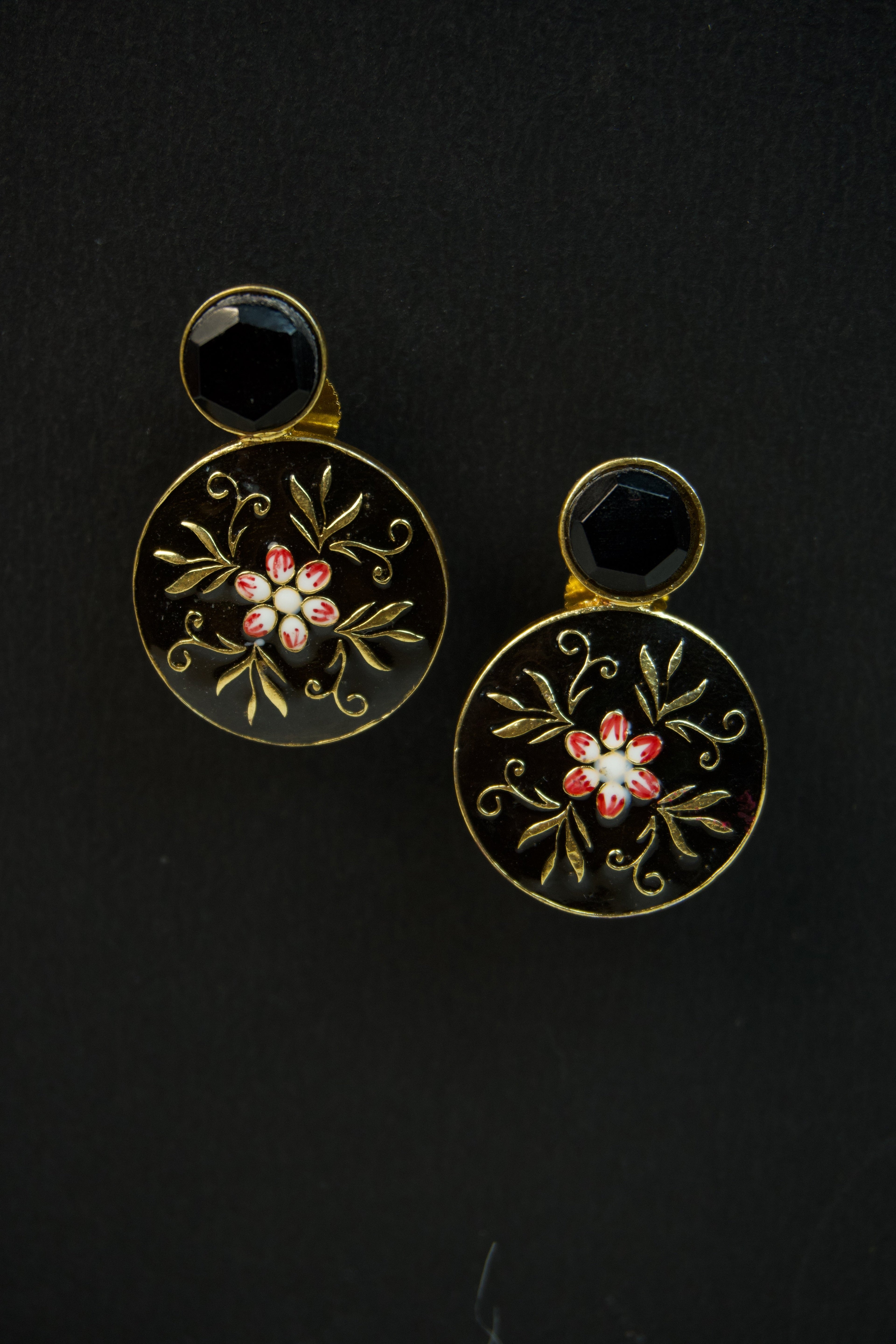 SYRA - MEENAKARI Brass Earrings - 6