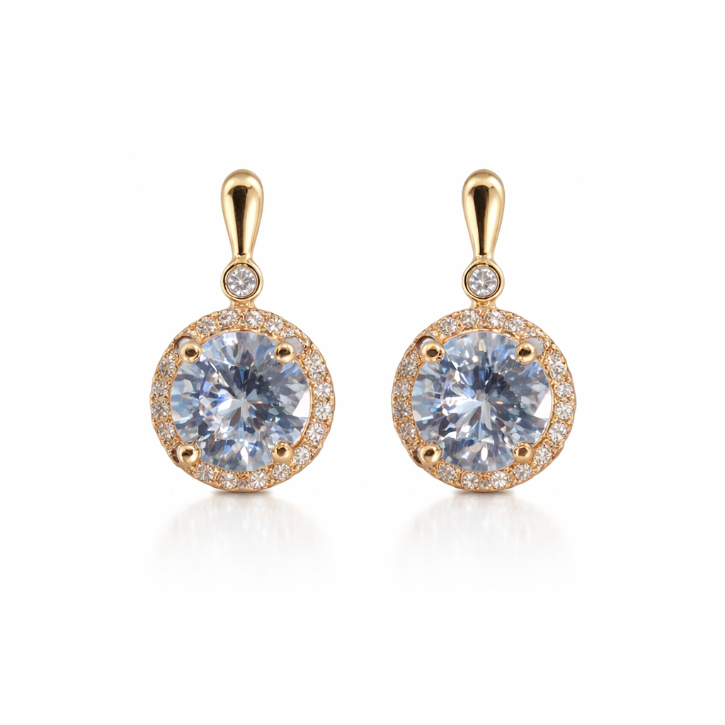TARA - Anti Tarnish CUTE STATEMENT EARRINGS - 3 Main image