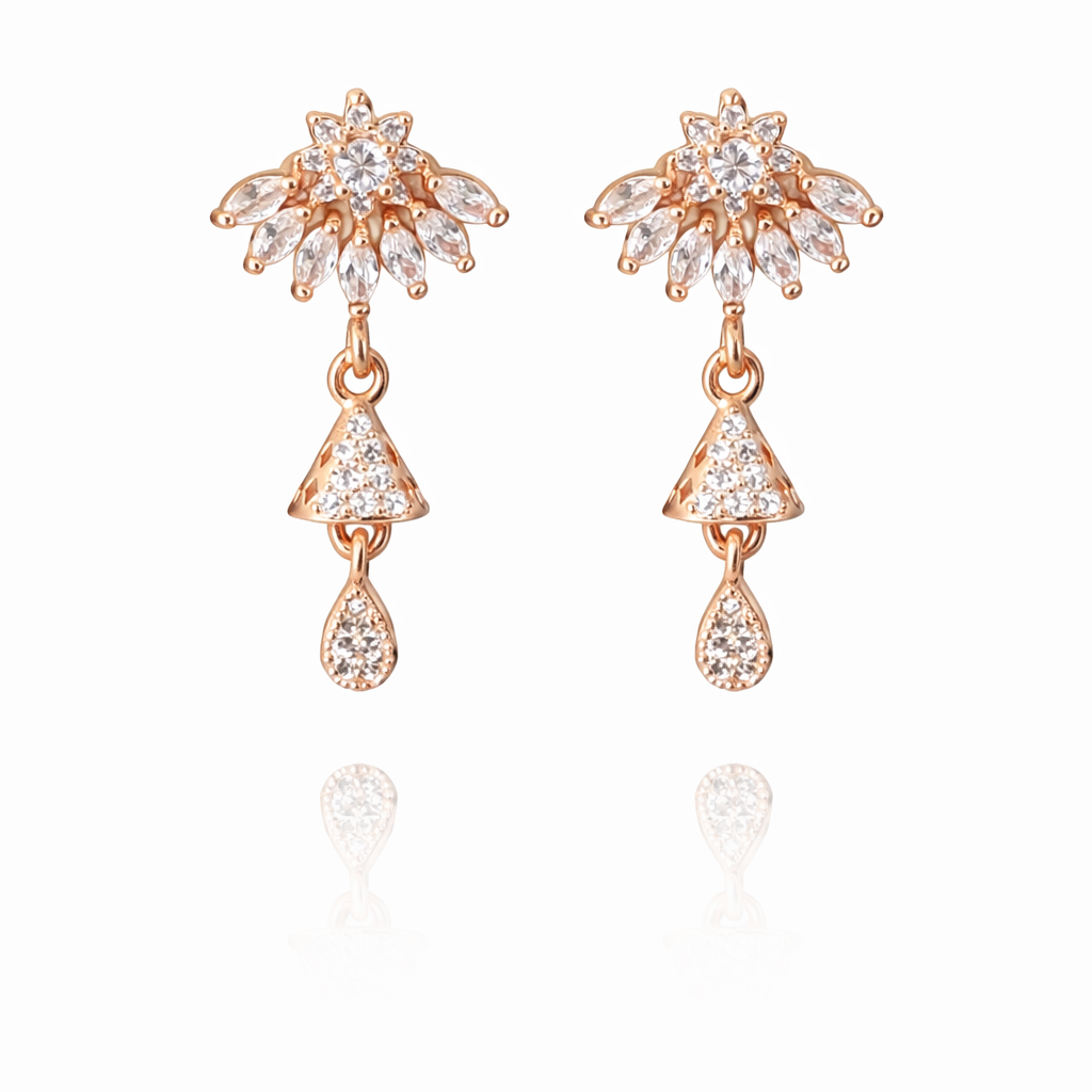 TARA - Anti Tarnish CUTE STATEMENT EARRINGS - 6 Main image
