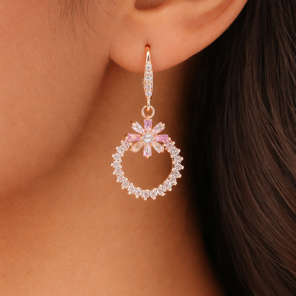 TARA - Anti Tarnish CUTE STATEMENT EARRINGS - 2