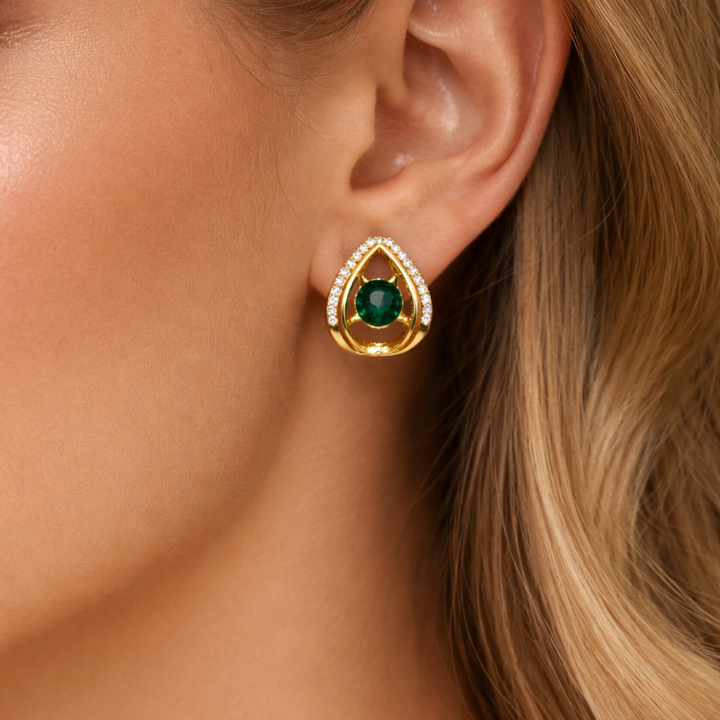 TARA - CUTE STATEMENT EARRINGS - 1 Secondary image