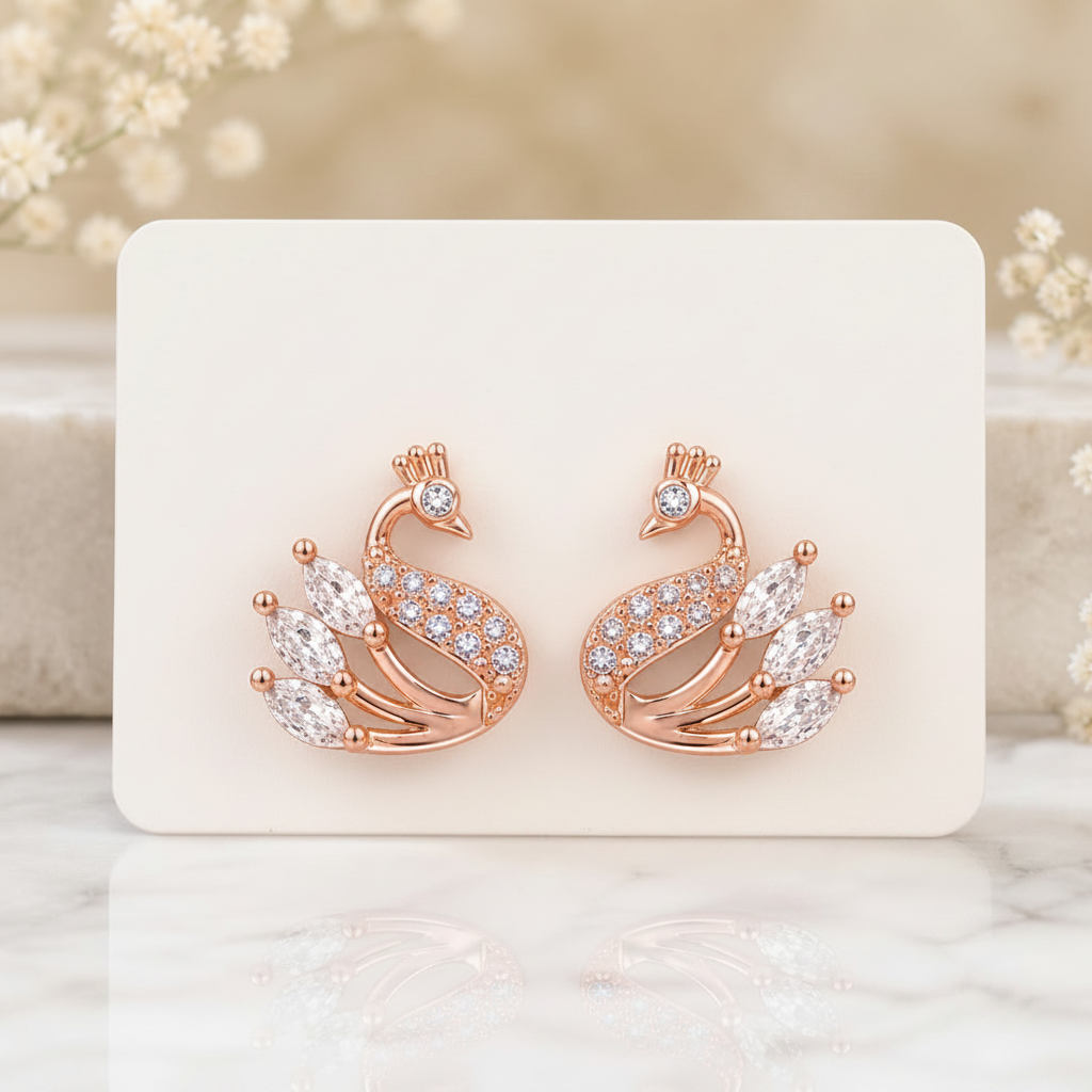 TARA - Anti Tarnish CUTE STATEMENT EARRINGS - 4