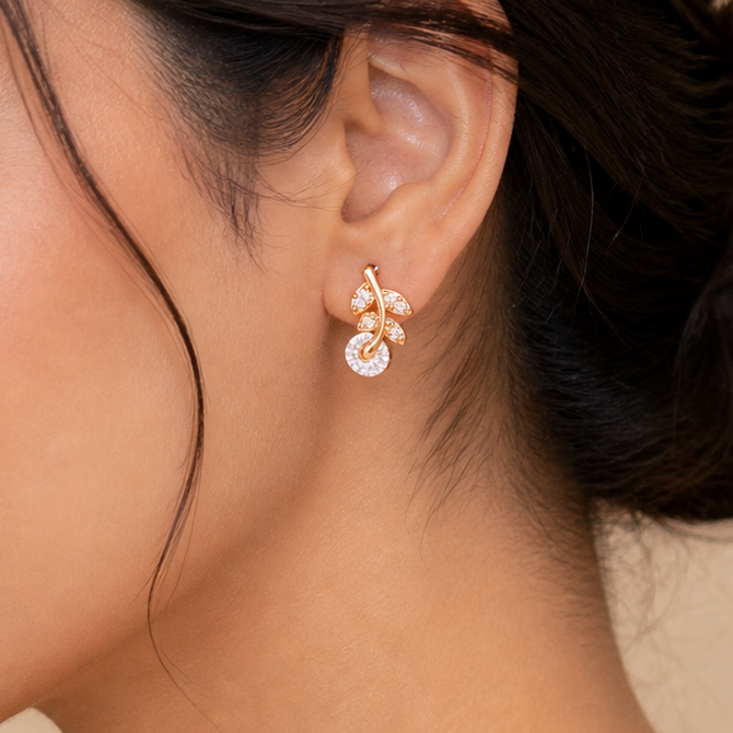 TARA - Anti Tarnish CUTE STATEMENT EARRINGS - 5