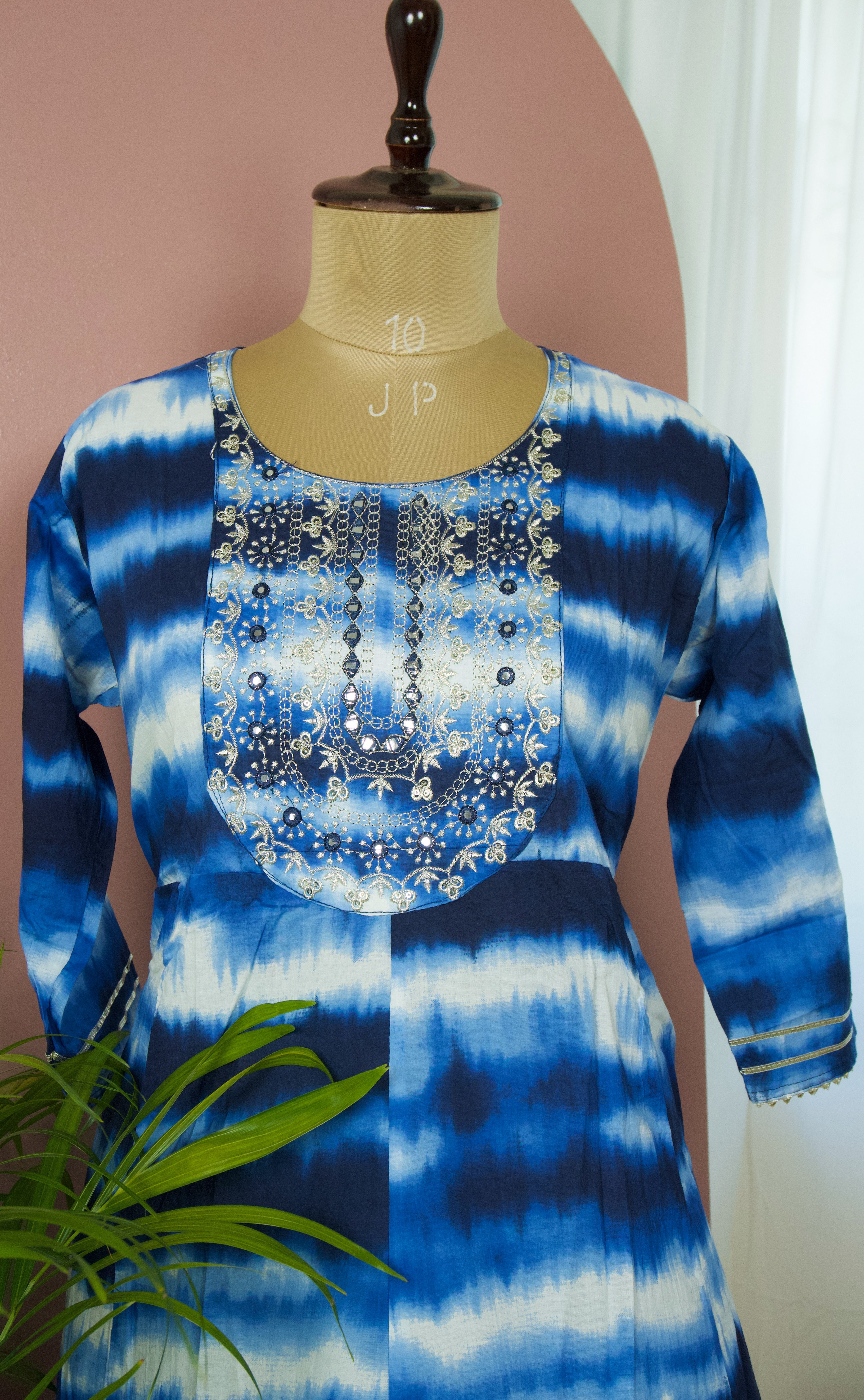 Inky Waves Kurta
