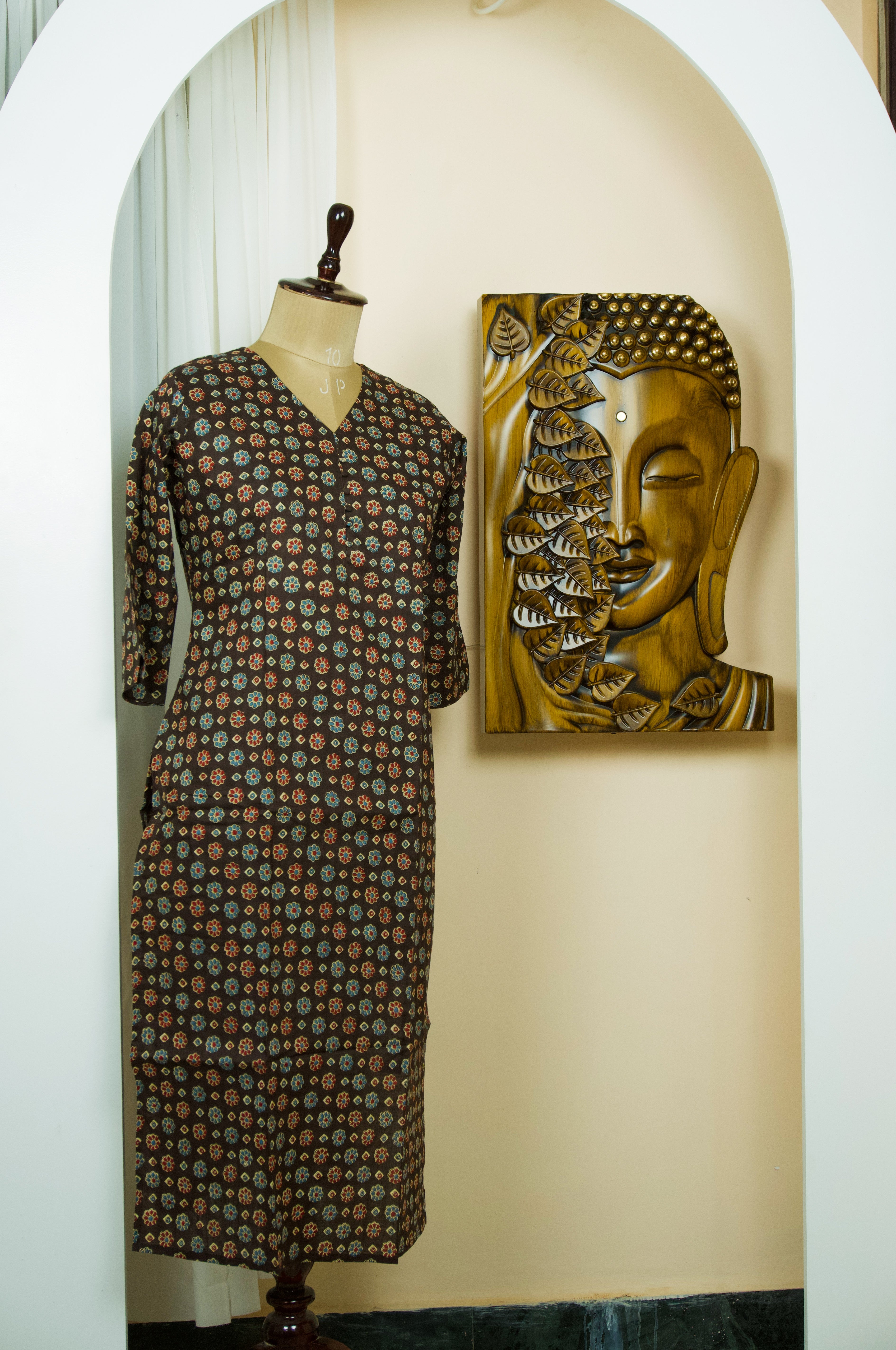 Just Brown Vibes Kurta Main image