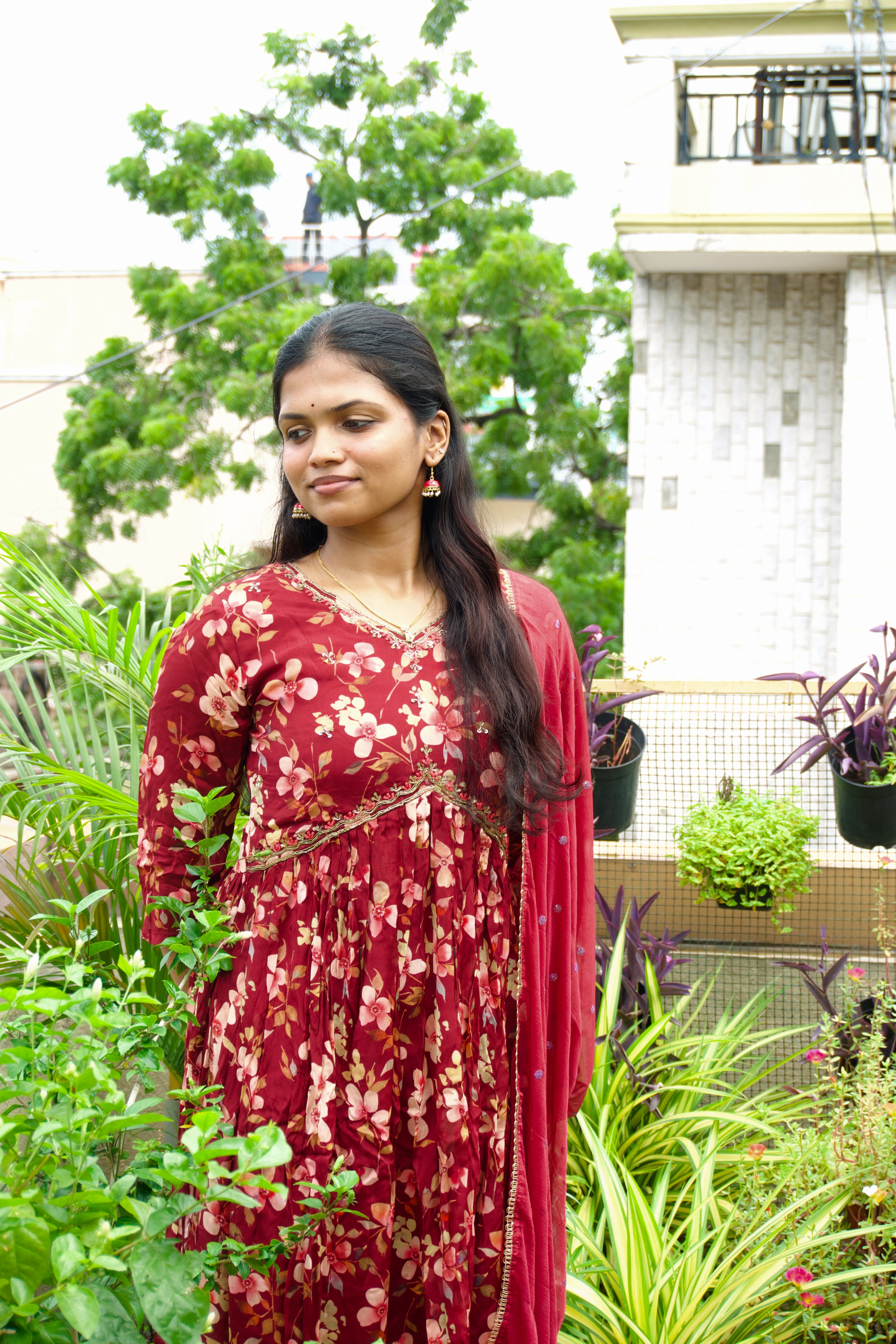Flawless Maroon Elegance: Nyra Cut 3-Piece Set