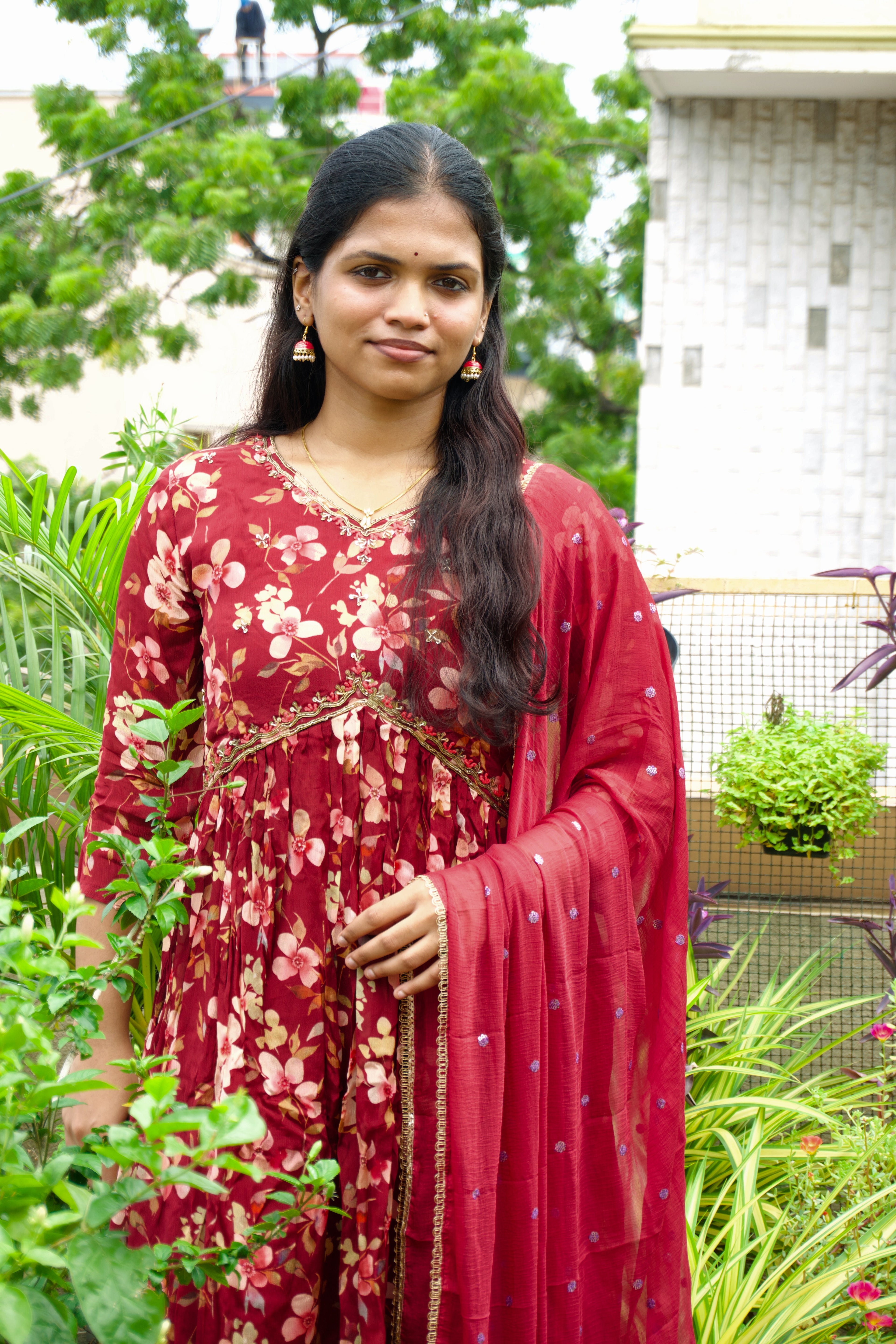 Flawless Maroon Elegance: Nyra Cut 3-Piece Set