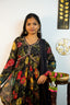 Ziya â€“ Midnight Black Alia Cut Kurti Set