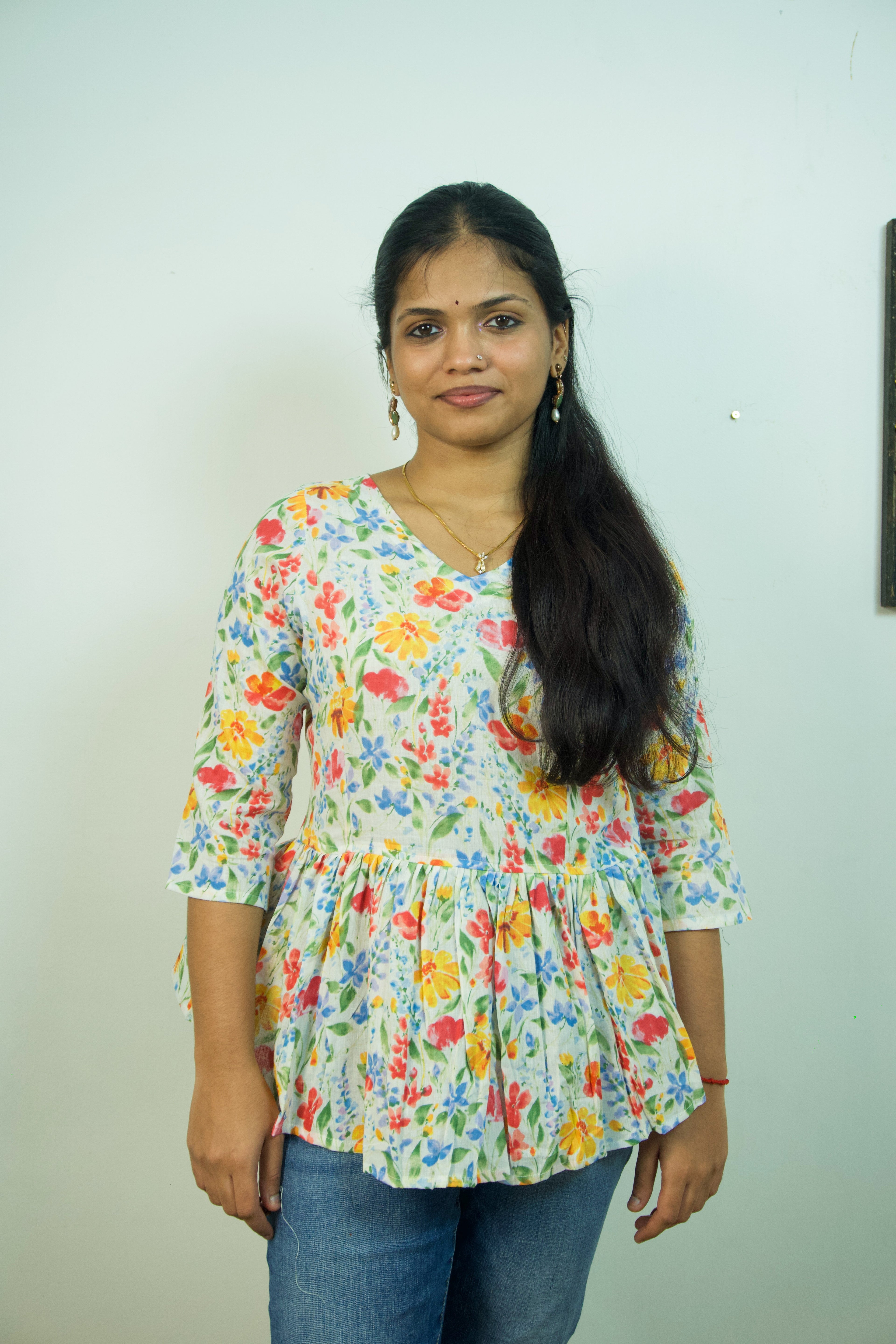 Peplum Tops (Straight) - Effortless Shape, Flattering Fit
