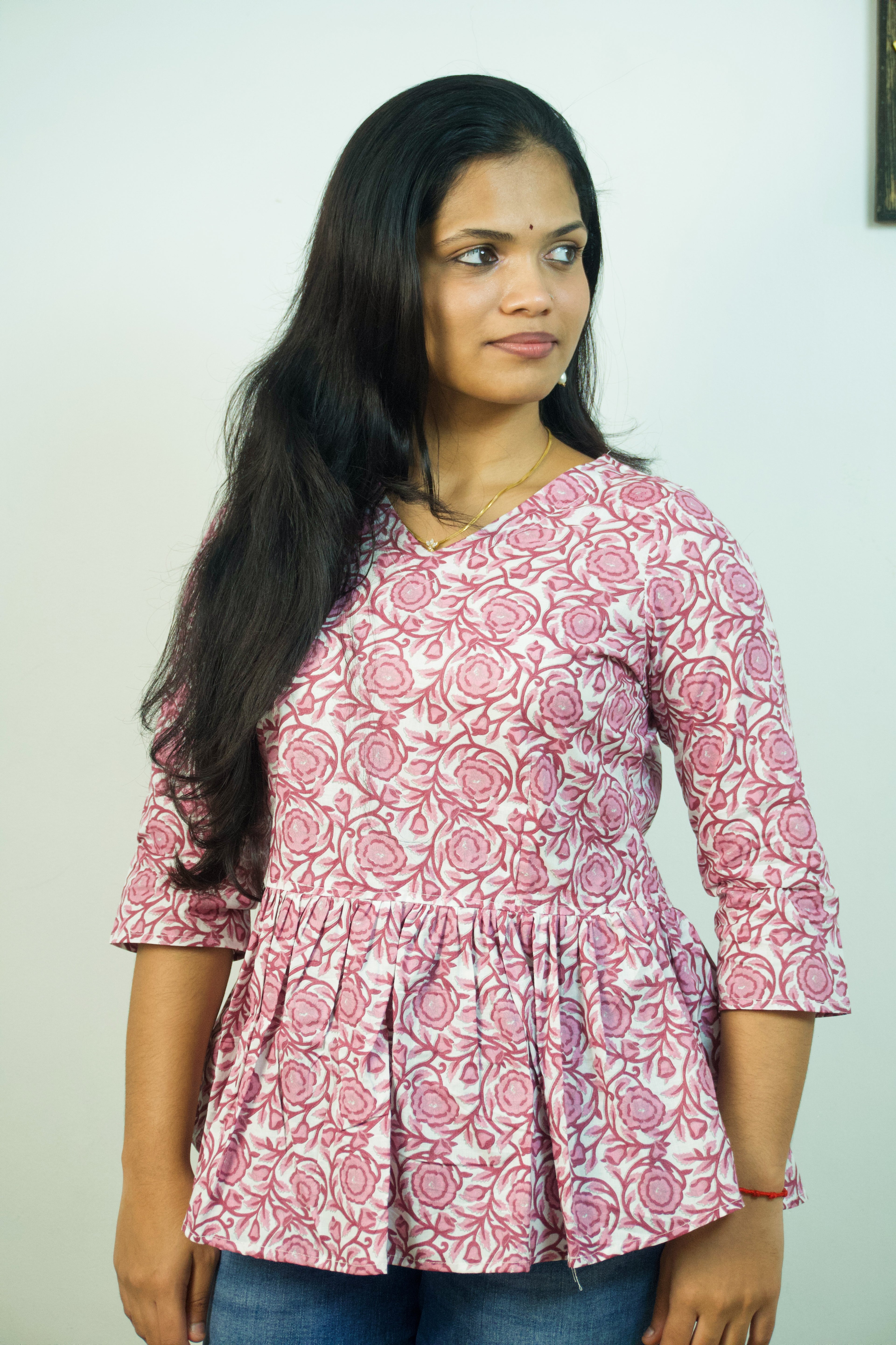 Peplum Tops (Straight) - Effortless Shape, Flattering Fit