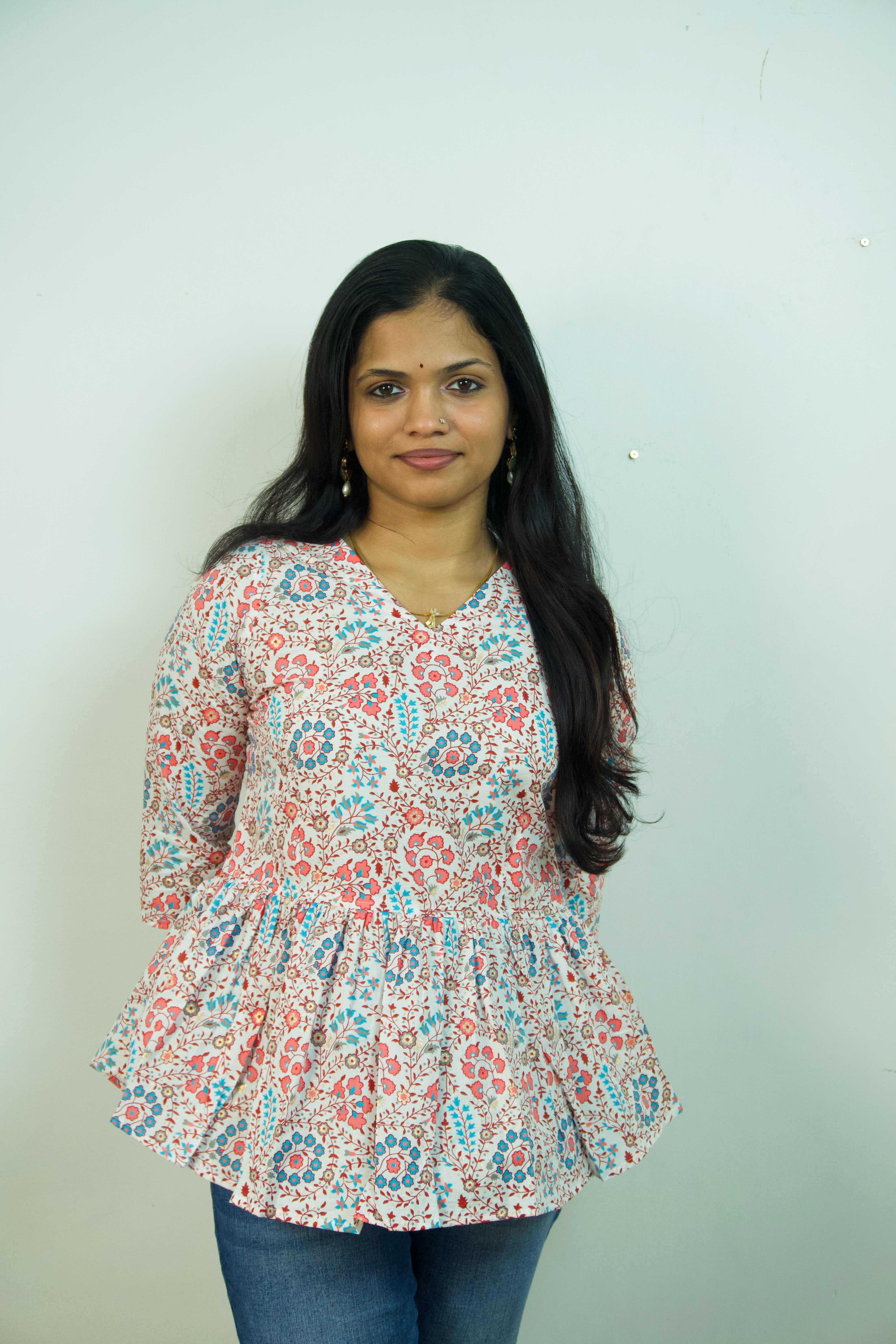 Peplum Tops (Straight) - Effortless Shape, Flattering Fit Main image
