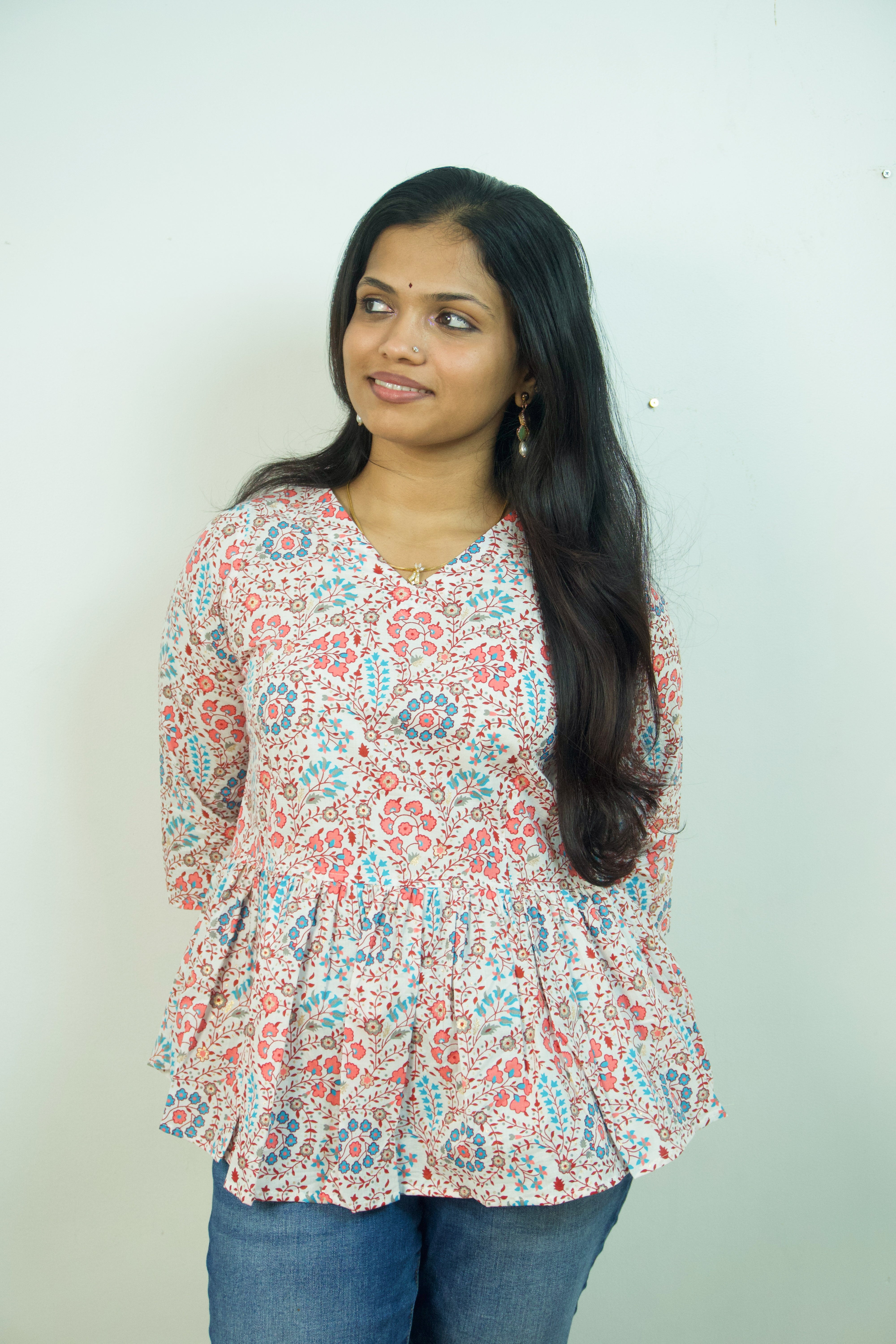 Peplum Tops (Straight) - Effortless Shape, Flattering Fit Secondary image