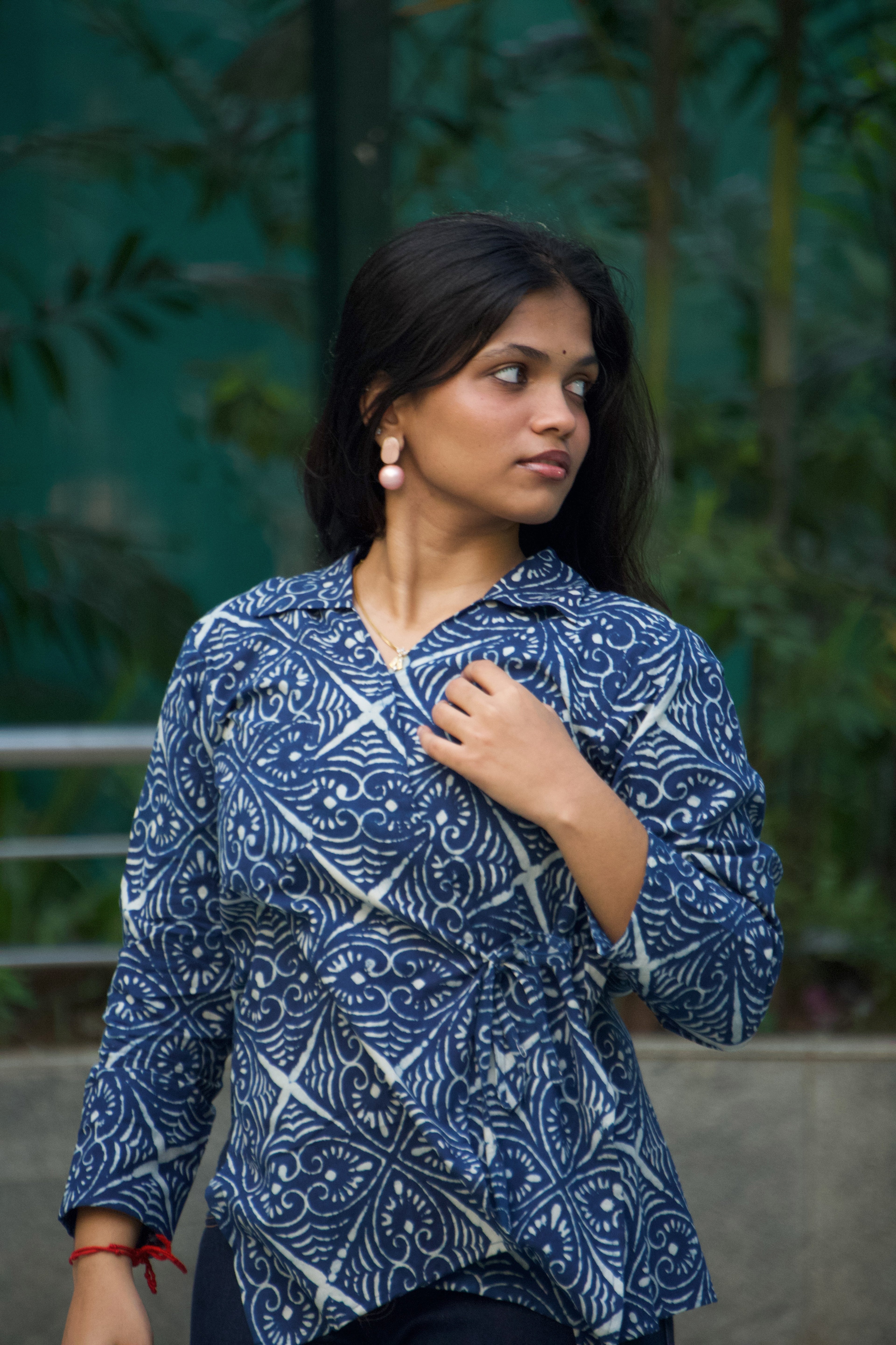 Elan - Kiva Wrap Shirt  (asymmetric)