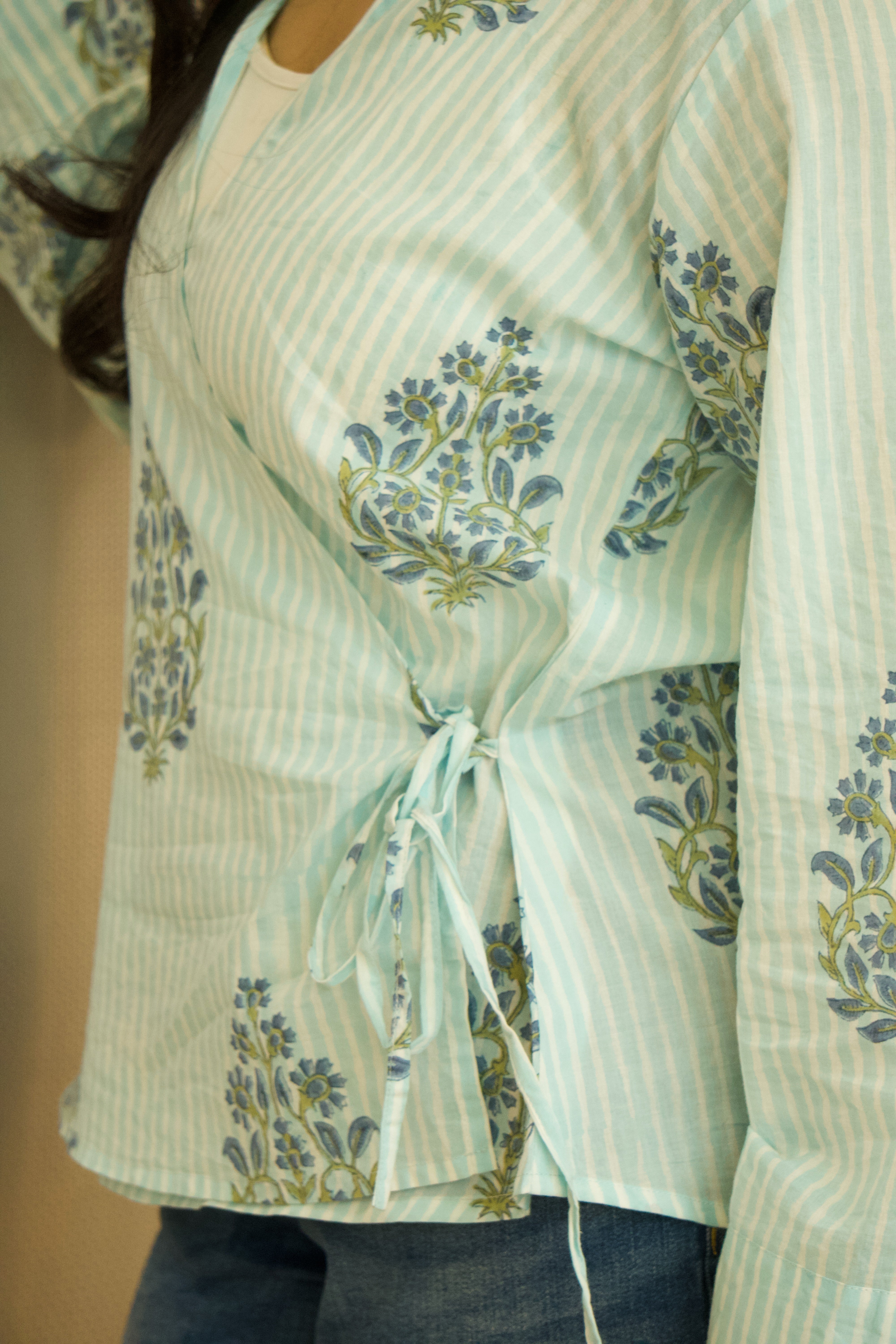 Elan - Riya Wrap Shirt (Asymmetric) Secondary image