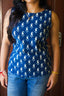 Esha - The Back Story | Indigo Bow Back Top