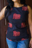 Zuhi - The Back Story | Indigo Bow Back Top