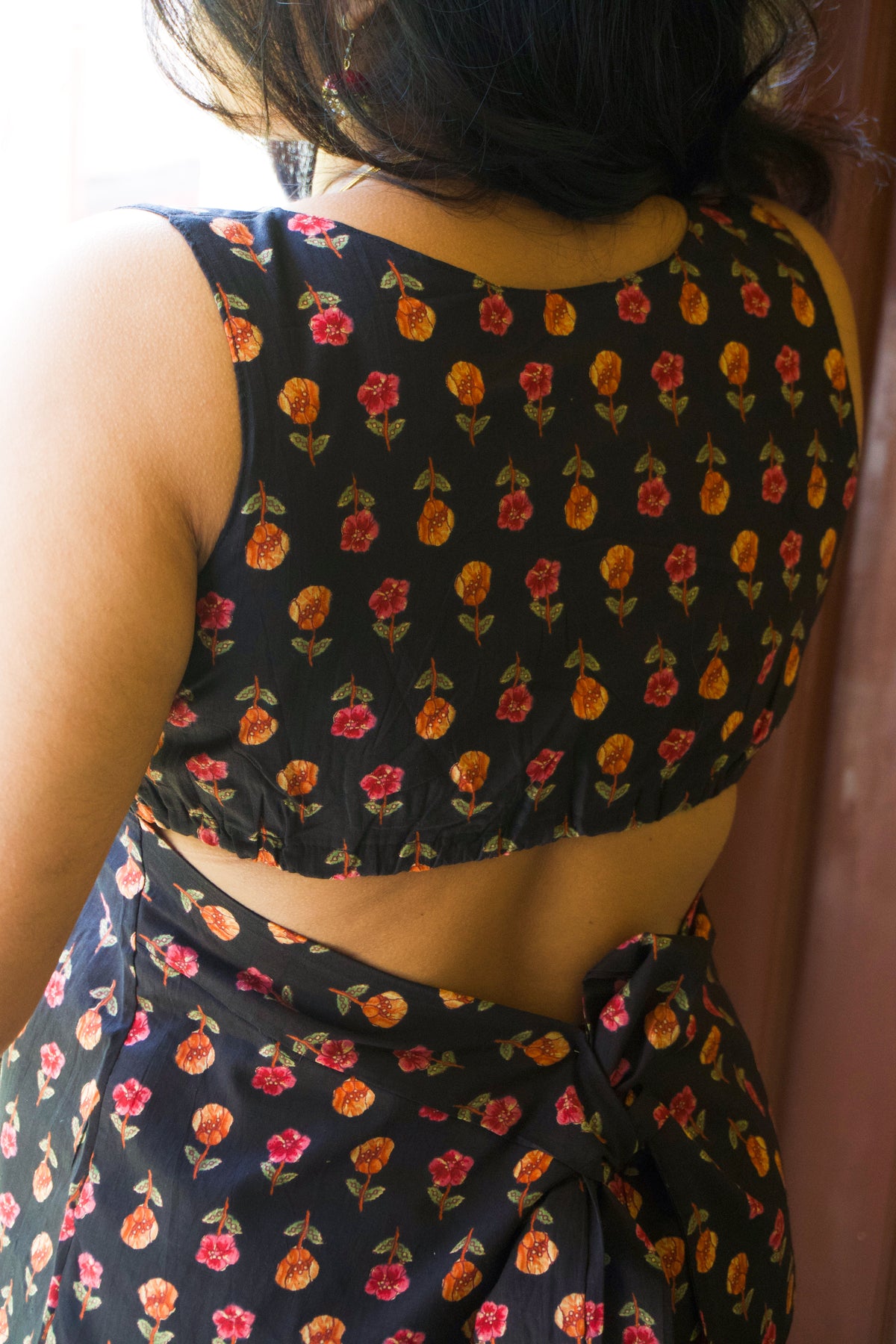 Tara - The Back Story | Indigo Bow Back Top