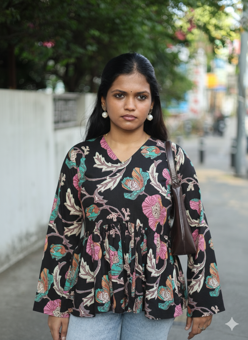 Malli - Flare to Slay | Peplum tops Main image