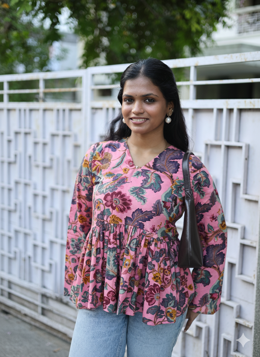 Pavi - Flare to Slay | Peplum tops Main image
