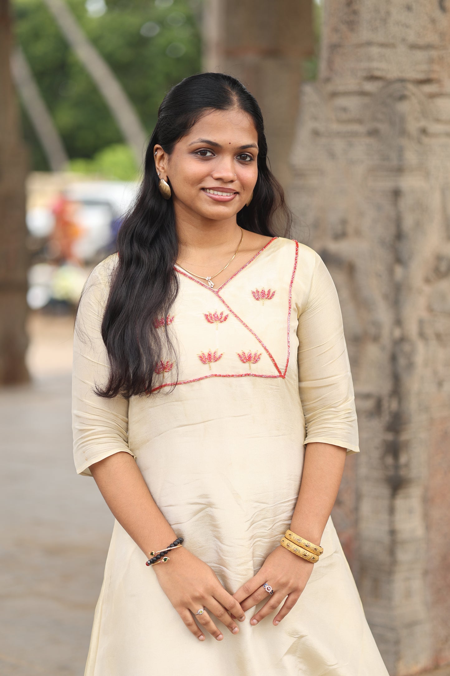 Thaamara (താമര) – Premium Banaras Silk Fabric