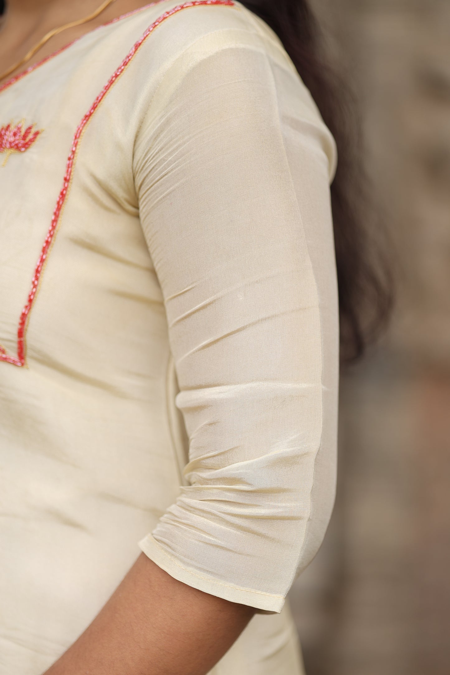Thaamara (താമര) – Premium Banaras Silk Fabric
