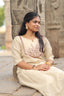 Chembarathi (à´šàµ†à´®àµà´ªà´°à´¤àµà´¤à´¿) â€“ Banaras Silk with Cut Dhana & Sequin Beads Hand Embroidery