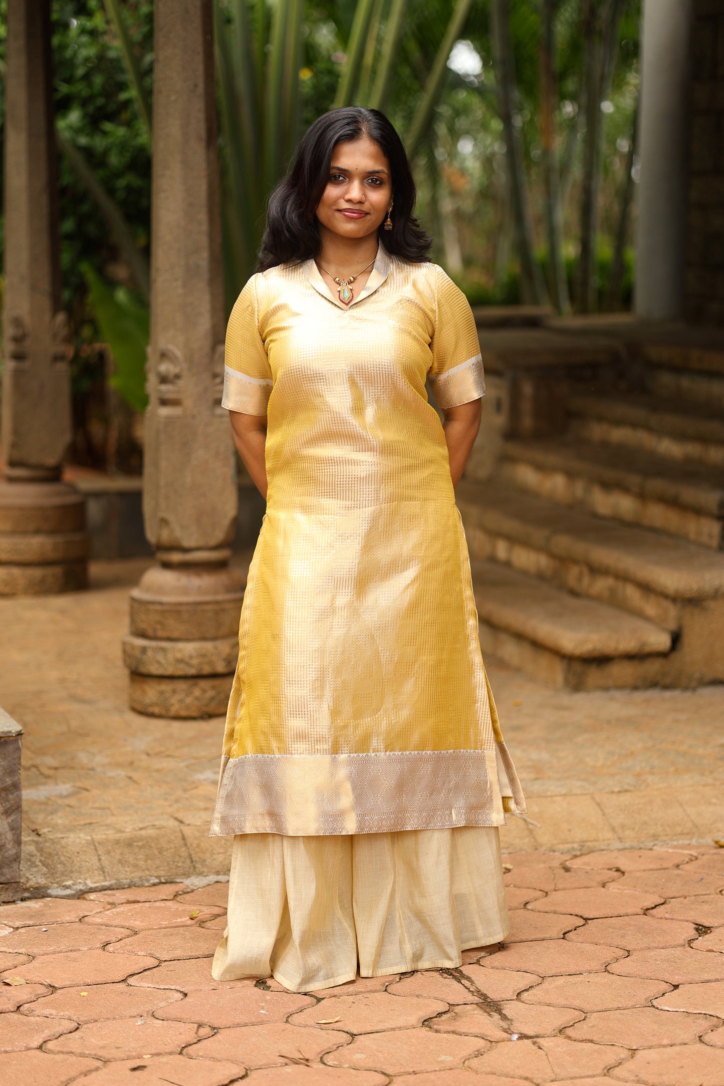 Mridula (മൃദുല) – Premium Tissue Kurta
