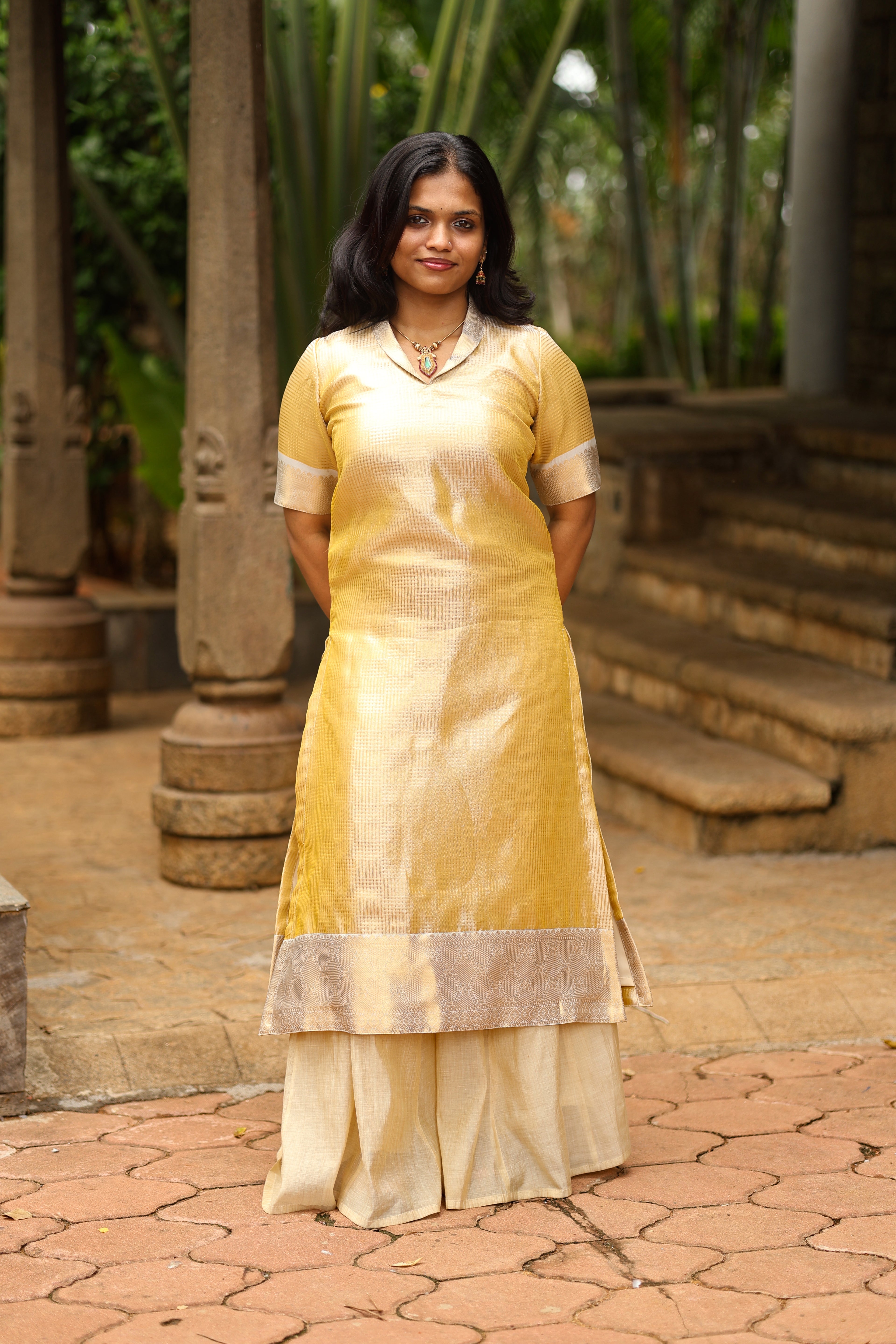 Mridula (മൃദുല) – Premium Tissue Kurta