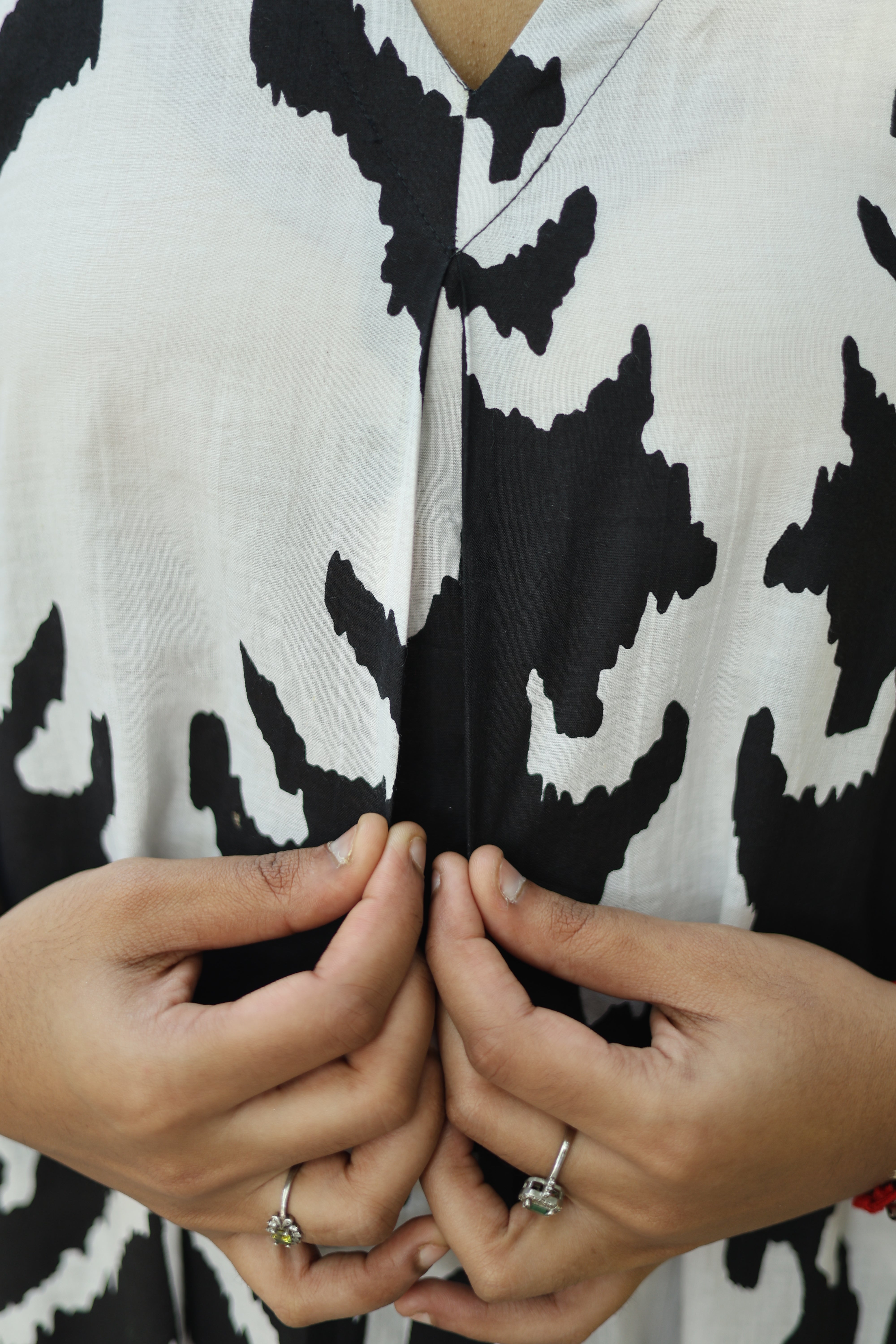 Box pleated Long Kurtis Secondary image