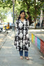 Box pleated Long Kurtis