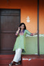 Kalyani – Pistachio Green Long Kurti | Utsav