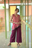 Malavika – Rose Pink Pleated Asymmetric Short Kurti | Afterglow