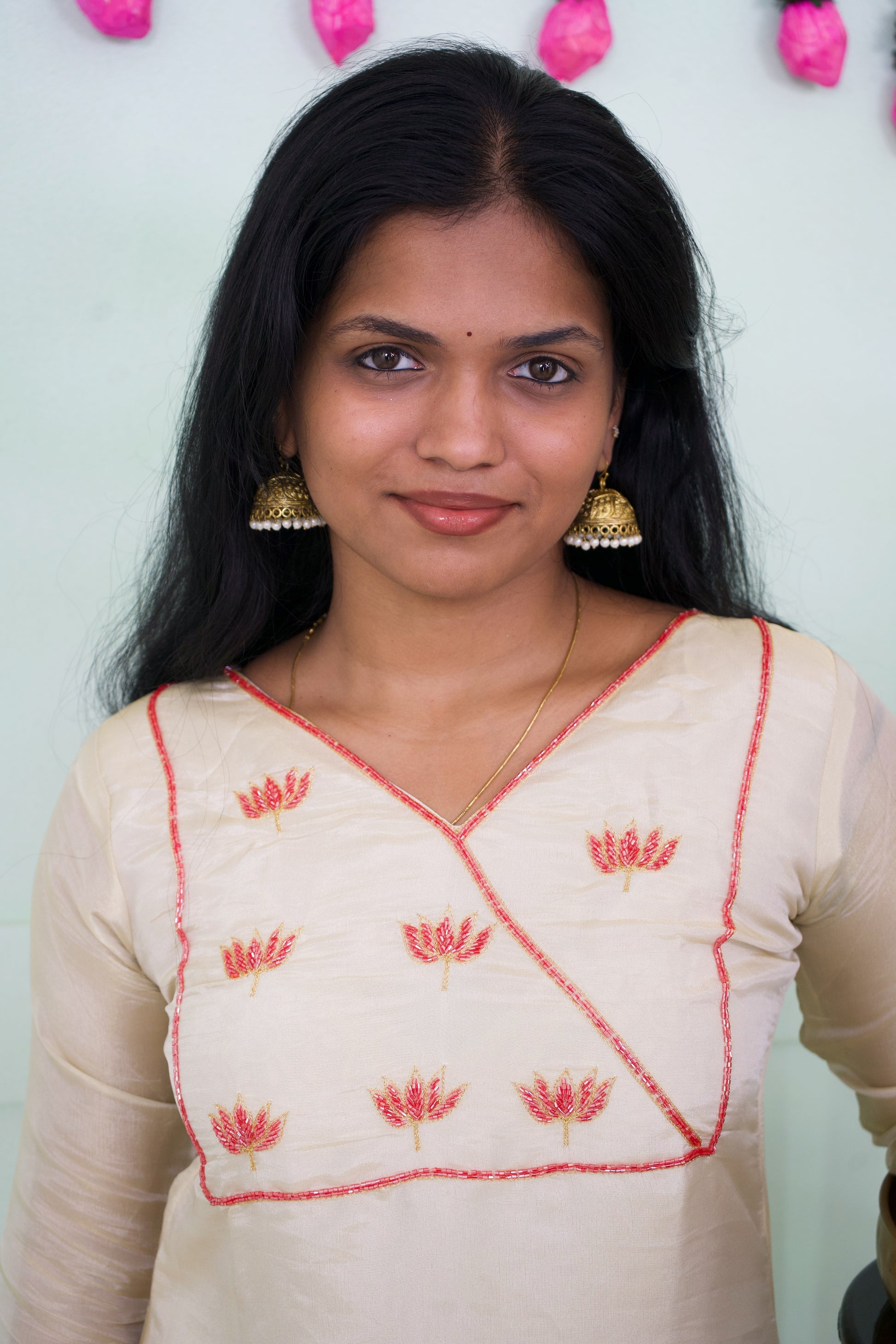  Blooming style with our Onam Spl - Lotus 

