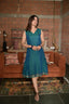 Navi – Teal Sleeveless Drop-Waist Kurti | Utsav