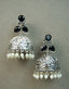 Premium Silver Toned Jhumkas