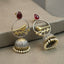 SARA - Dual Toned Premium Jaipur Earring