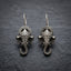 MYRA - Silver Toned BRASS Earrings