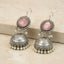 MYRA - Silver Toned BRASS Earrings